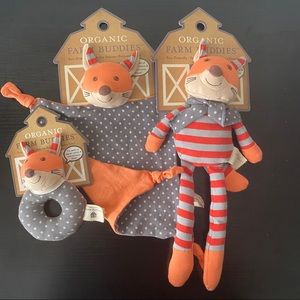 Frenchy fox baby toy set
